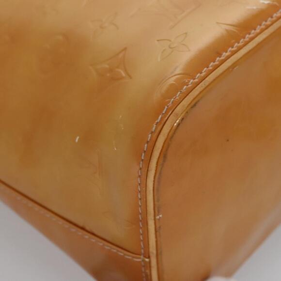 LOUIS VUITTON Monogram Vernis Houston Hand Bag Beige M91004 - Picture 15 of 16